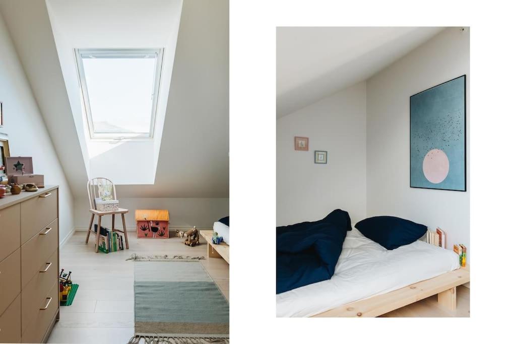 Beautiful Penthouse With An Ocean View In Bergen Apartman Kültér fotó